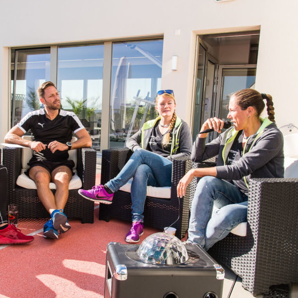 Tatjana Greber and Kim Huber